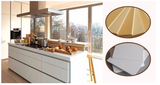 Tablero de la espuma del gabinete WPC del PVC resistencia del