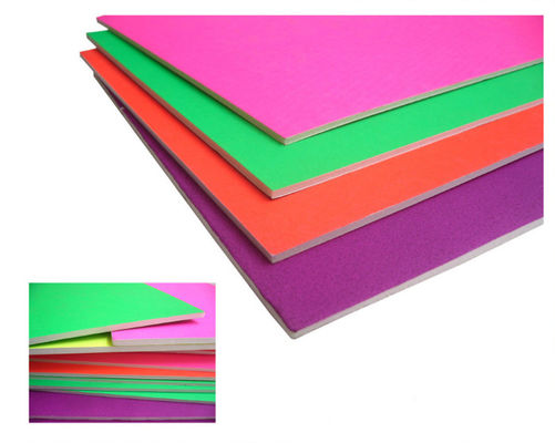 Tablero de la espuma de la alta densidad de la prenda impermeable 5m m, tablero interior coloreado de la espuma del techo